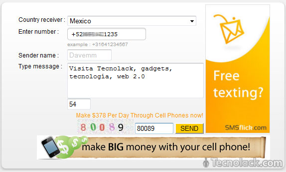 enviar mensajes de texto gratis a movistar desde internet venezuela